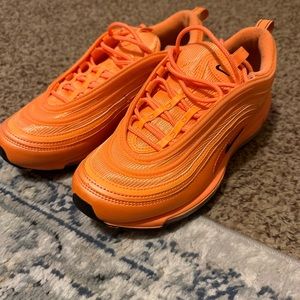 Nike Orange Athletic Shoes